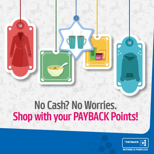 ZillionRewards's tweet photo. No cash to buy your winter essentials? Worry not! Spend your PAYBACK Points to buy it all! #AbPAYBACKPointsKaHaiTime #NothingIsPointless https://t.co/AOvHJRDSp4