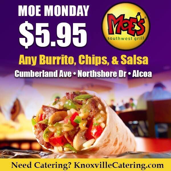 Need some #MondayMotivation? It's Moe Monday!!! Come join us today for lunch or dinner