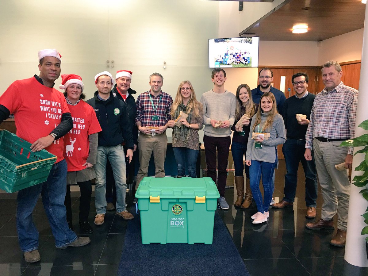 Thank you <a href="/Tesco/">Tesco</a> and <a href="/TescoTruro/">Tesco Truro</a> for delivering pasties to <a href="/ShelterBox/">ShelterBox</a> #charityweek #RandomActsOfKindness .  You made our day!