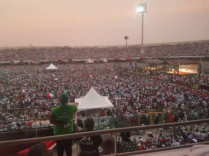 FelixKwakyeOfo1's tweet photo. Mammoth crowd at NDC Greater Accra Regional Rally. https://t.co/cZPd7EnuOJ