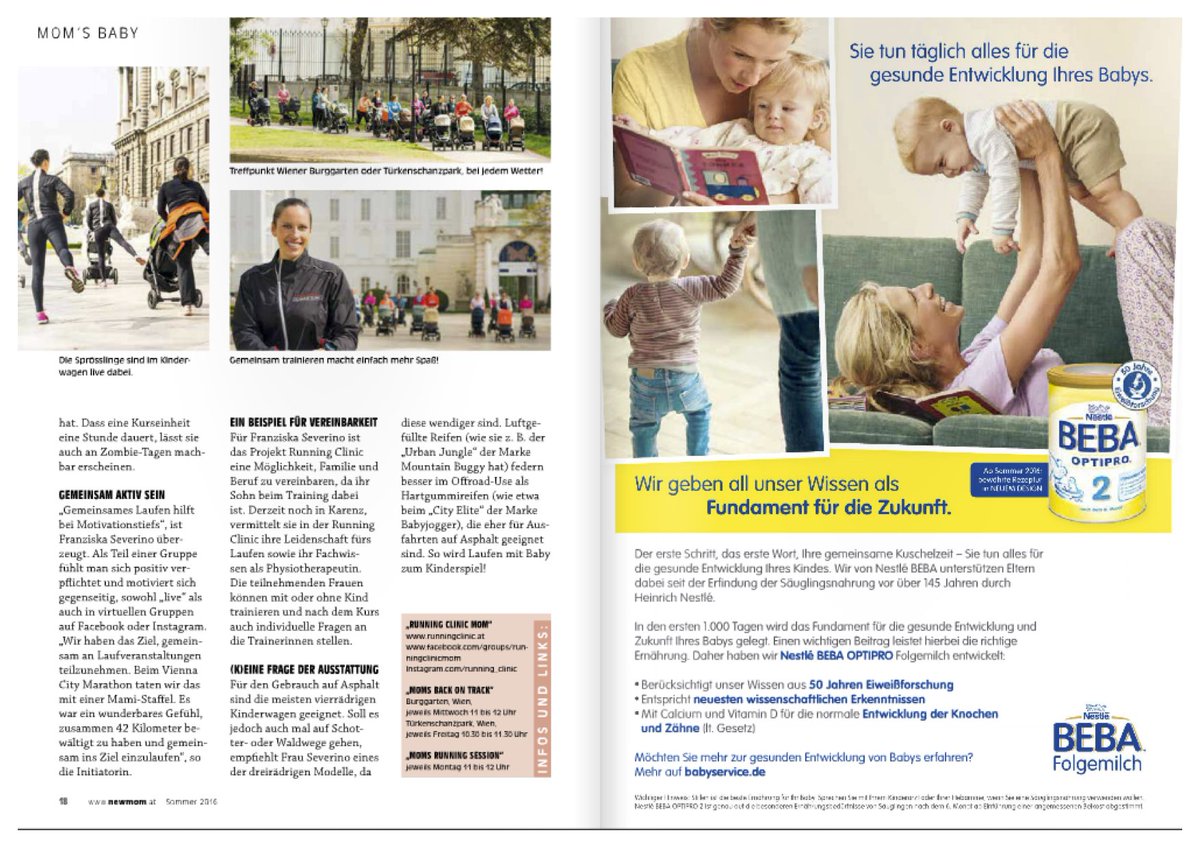 ClinicOffice's tweet photo. run, #mom, #run- #laufend spaß mit der wiener #runningclinic im #newmom magazin https://t.co/kQ6WtPBVKJ https://t.co/vB3CJwc7It