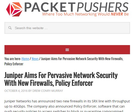 Juniper_U's tweet photo. These new #SRX switches feature pervasive security capabilities, enabling automated threat response. https://t.co/HnhFbCpyPS @Drew_CM https://t.co/a1btxw8dNk