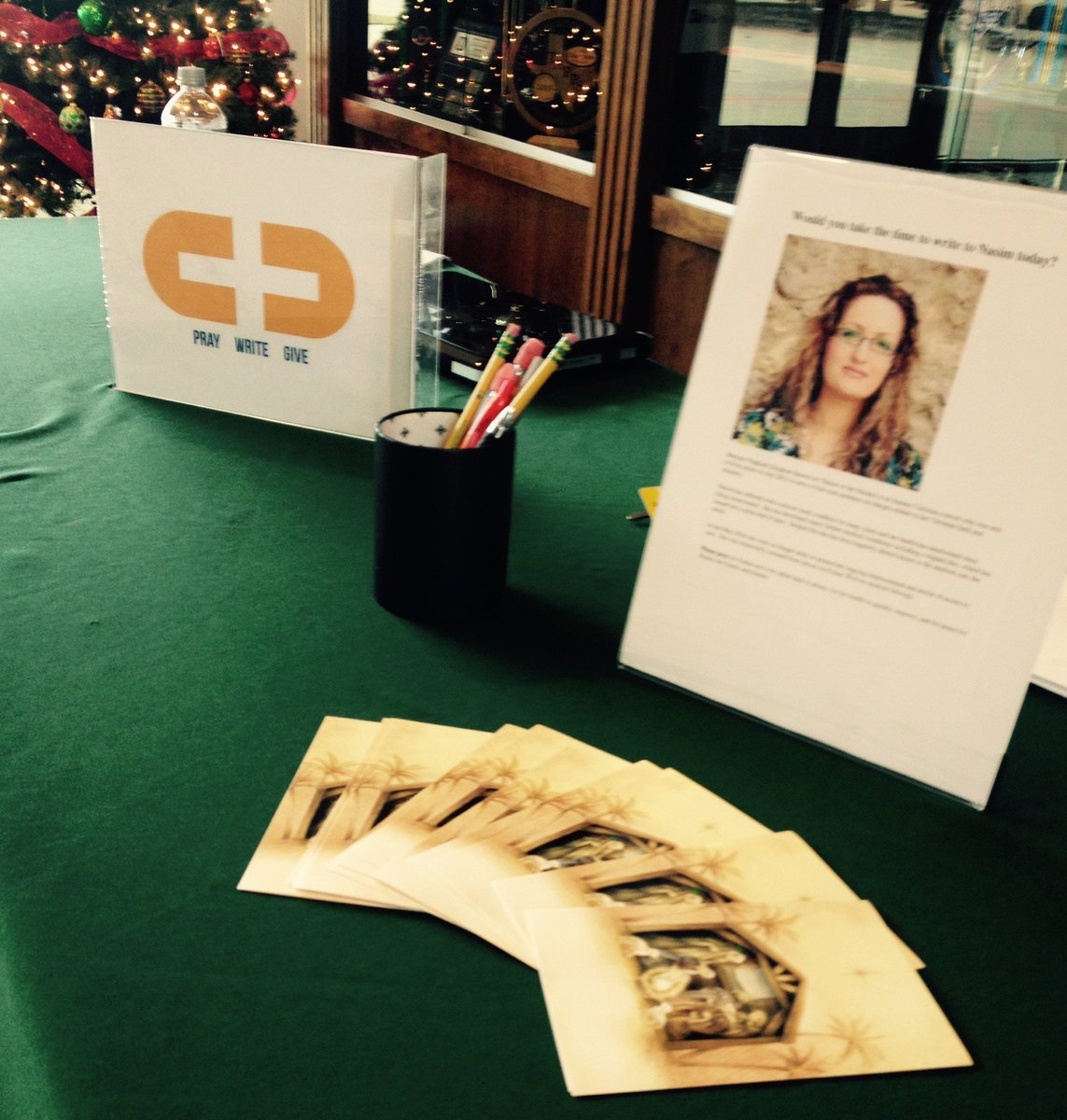 PCACommArts's tweet photo. stop by the @praywritegive table and write a Christmas card! https://t.co/RyOr6QPqOB