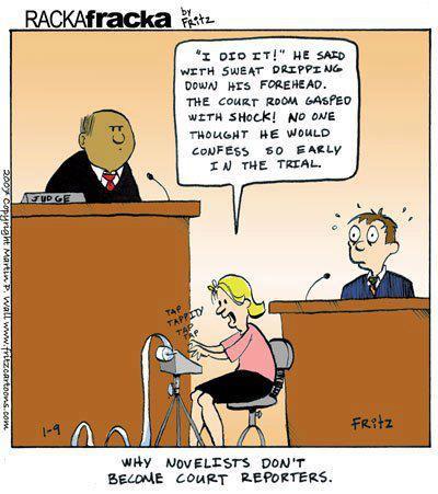 InfinityReport's tweet image. A little funny too start off the week. #InfinityReporter #CourtReporter