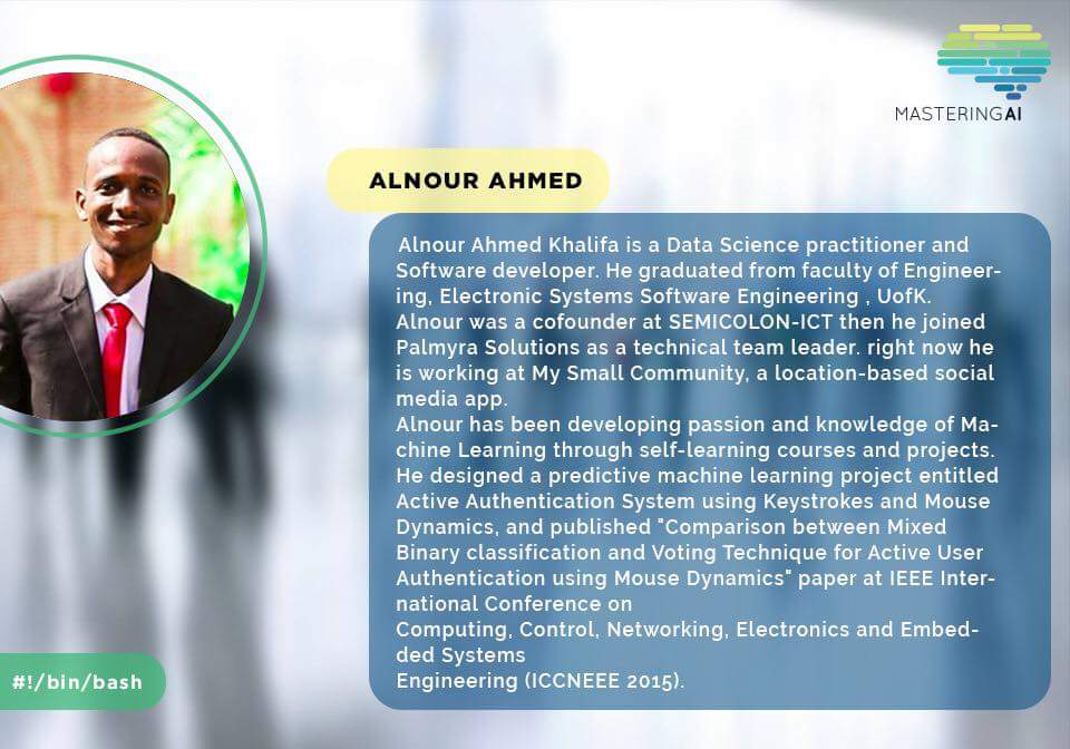 AiMastering's tweet photo. #MeetOurMentorsAndTrainers 
#MasteringAI
#MachineLearning
#DataScience https://t.co/vSyBeQugHs
