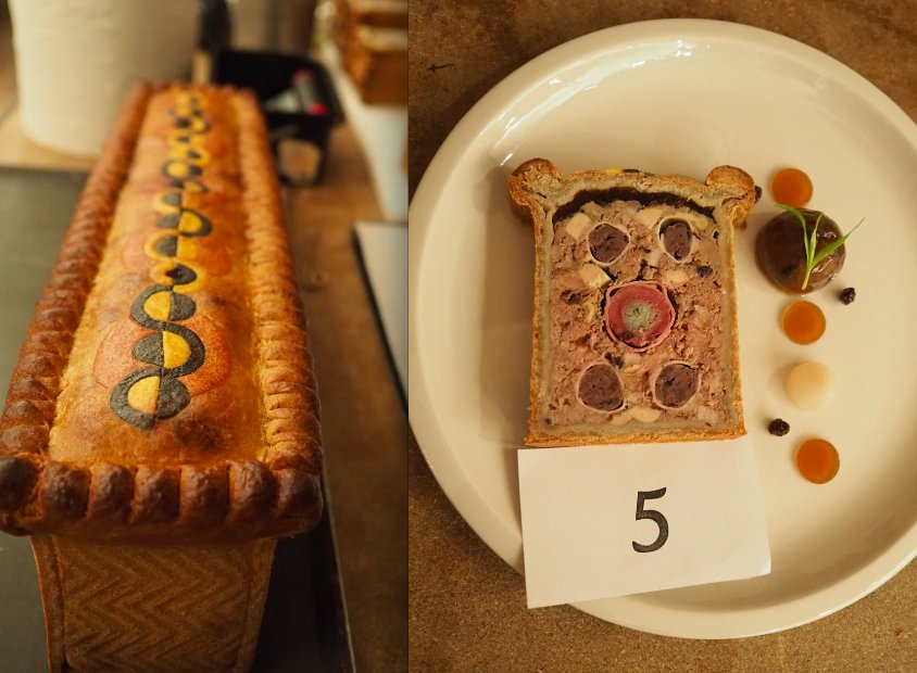pate_croute's tweet photo. 3e place : Aymeric BUIRON – La Mère Brazier** – Lyon (69) – n°5 Pâté-croûte Delaunay au canard et pintade, sarrasin #CDMPC https://t.co/E2CI5lzUov