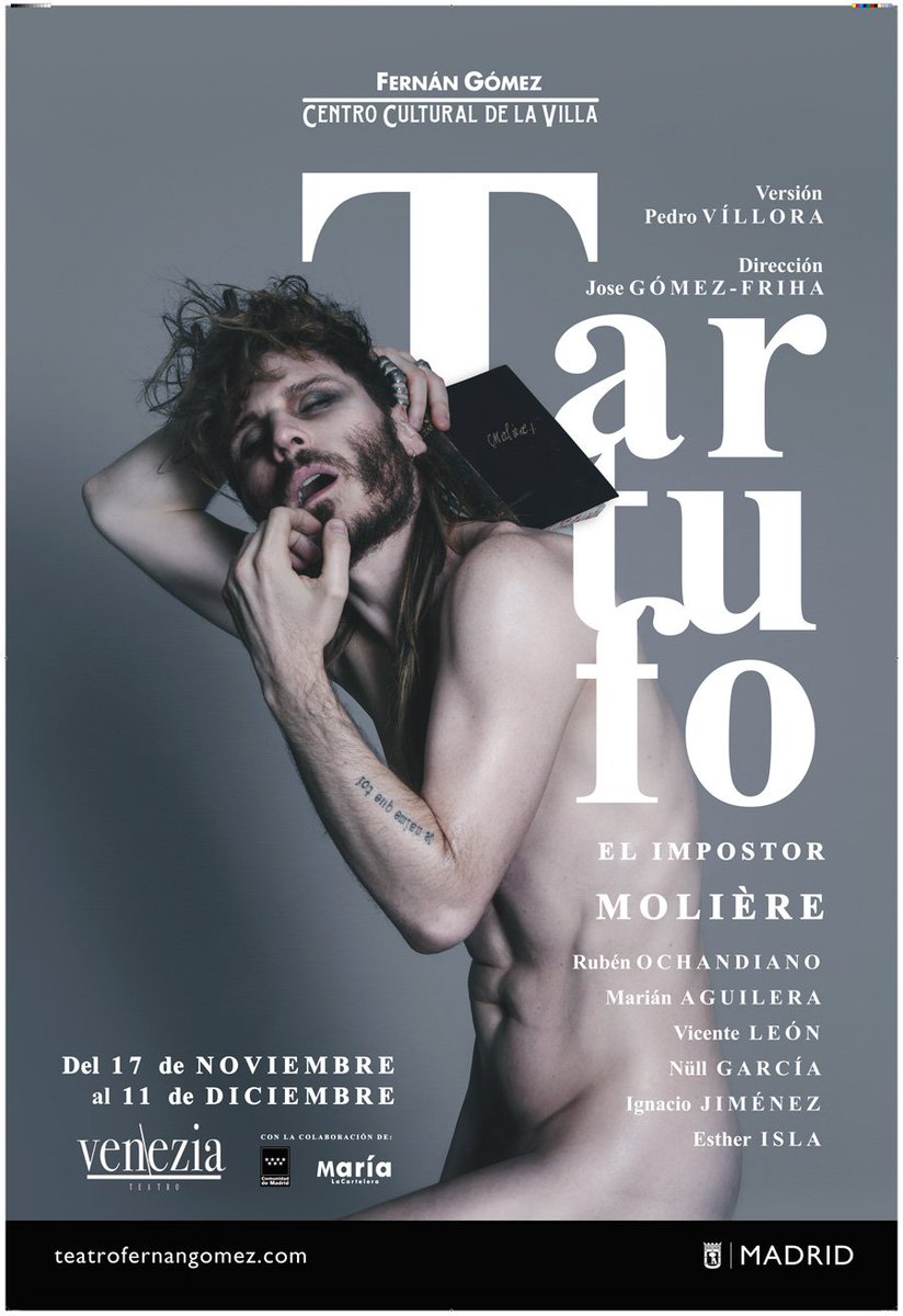 fersanzsyp's tweet photo. Vota por @rubenochandiano como mejor actor por #Tartufo #MadridEsTeatro https://t.co/dz1SWxVqv6 @TEATROMADRID #MET https://t.co/FdwAiXQTgN