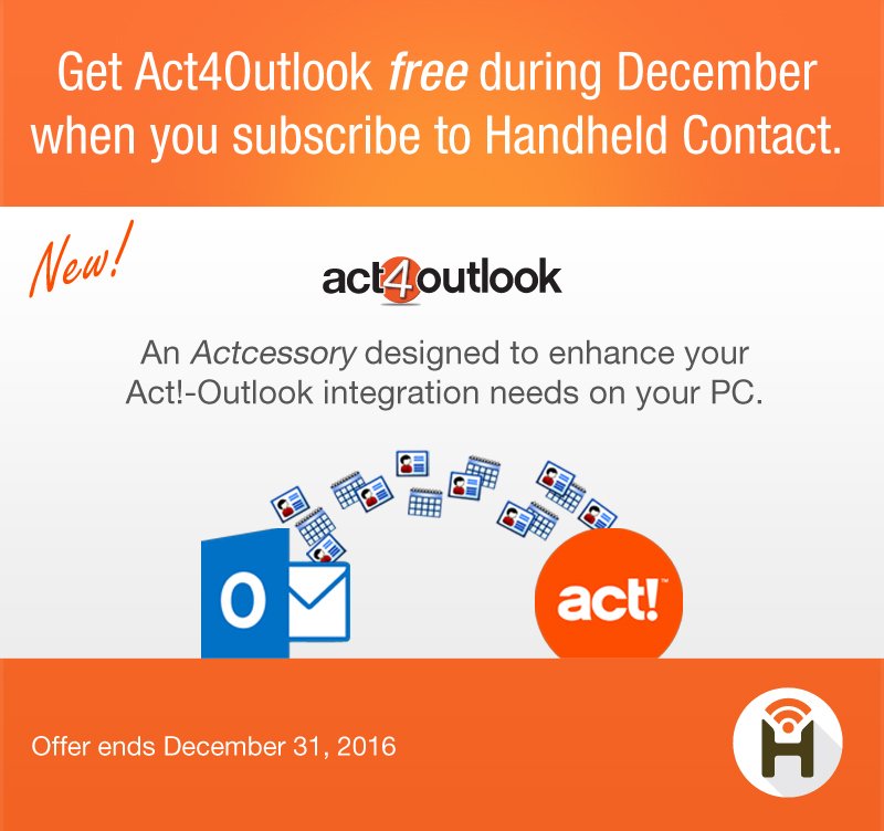 handheldcontact's tweet image. ❄️'Tis the season for giving! Subscribe to Handheld Contact during December and get Act4Outlook at no extra charge!
handheldcontact.com/news.php?artic…