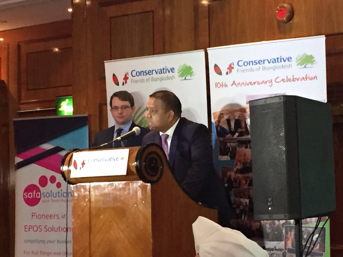 CFOBUK's tweet photo. @CFOBUK Chairman @mehfuz_ahmed thanking CFOB members, at the #CFOB10 celebrations &amp; the contributions made to the British economy. https://t.co/y2O1N44CRC