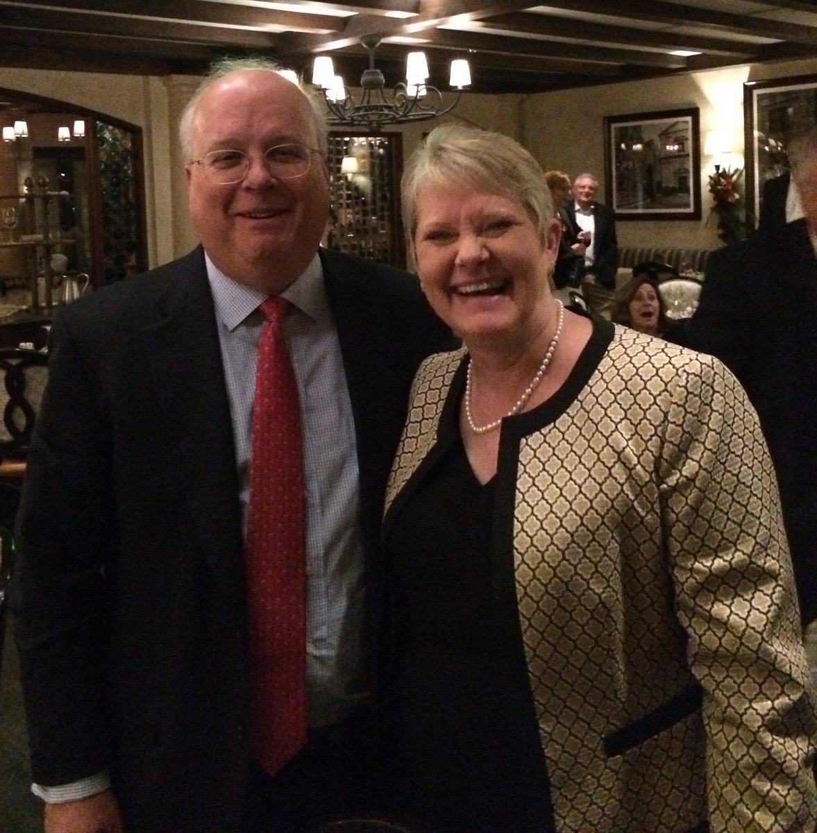 packardonline's tweet photo. Susan Kirkland, Packard President, and political strategist @KarlRove, one of the guest speakers @HARDIgov #elevate16 @HARDInews https://t.co/iXpNQh5fha