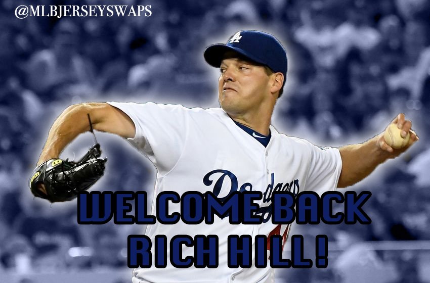 Welcome Back to the #Dodgers #RickHill! #MLBJerseySwaps #wintermeetings