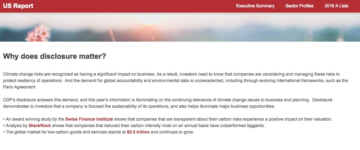 CDP's tweet photo. .@piercelance kicks off @CDP's US annual report launch @Columbia. Check out our US report here: https://t.co/kwzOIBd3d8 https://t.co/rlW5VZk2us