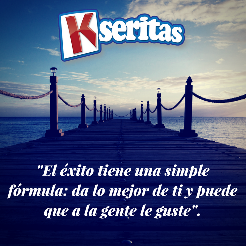 kseritas's tweet photo. "El éxito tiene una simple fórmula: da lo mejor de ti y puede que a la gente le guste". -Sam Ewing. #FelizLunes #Kseritas #InicioDeSemana https://t.co/YHG844loVC