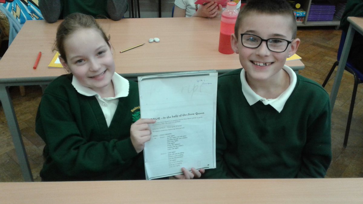 Year6BWPS's tweet photo. I loved today because the play was awesome! #script#6FS #play! https://t.co/3UxMbS82qs