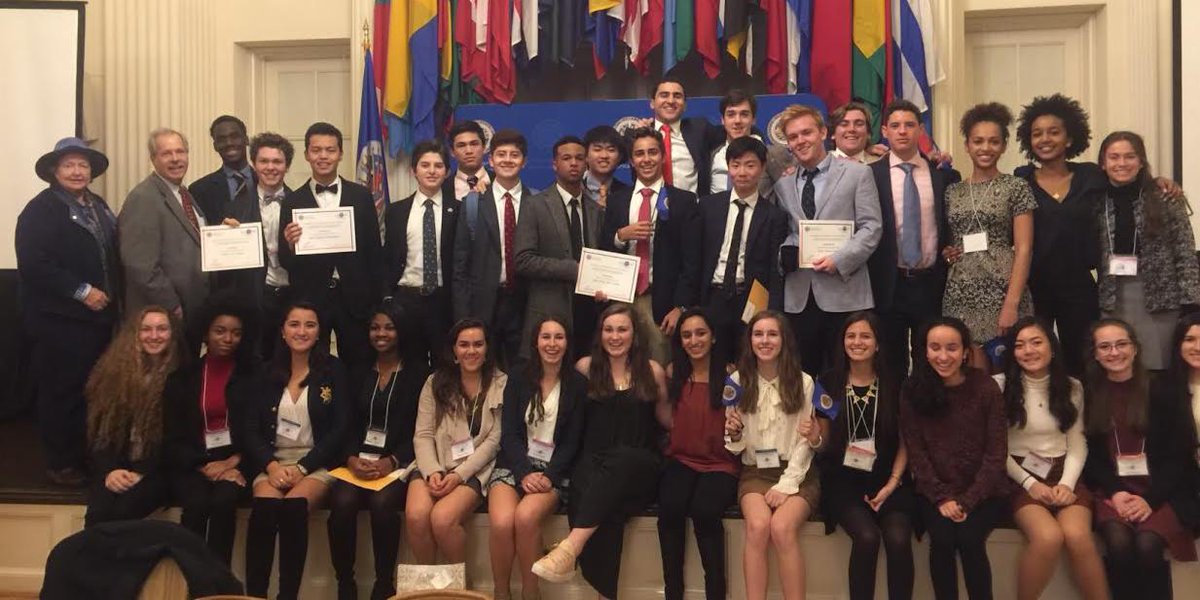 georgetownprep's tweet photo. Congratulations to the International Relations Club for participating in the 35th Annual #ModelOAS. https://t.co/Lzb99gErVA https://t.co/zYhIsYPffo