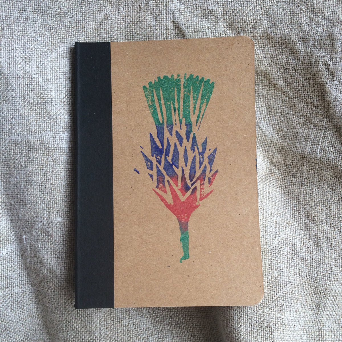 CharLoDesigns's tweet photo. New printed note books ready for tomorrow's Xmas night market at @dukescorner #handprinted #dundee #xmasmarket #feelingfestive https://t.co/tADEWfiCNy