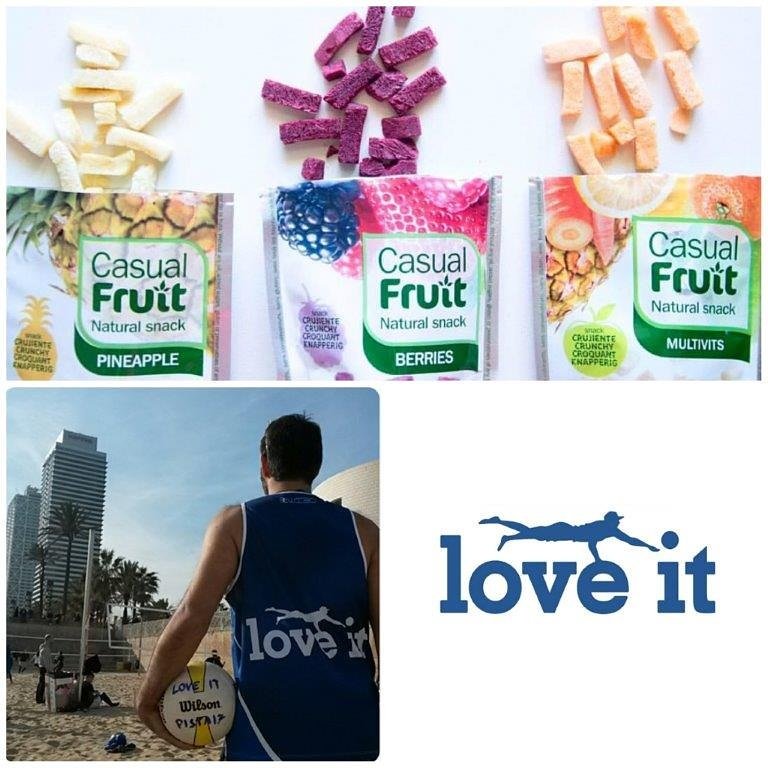 LoveItVolley's tweet photo. También contaremos en #LoveItMarato con la presencia de @casualfruit! Snacks saludables a partir de frutas y verduras! Gracias por el apoyo https://t.co/1i9AjMsG5Y