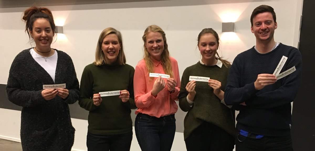 spondenterne's tweet photo. Tusind tak til Silja, Nina, Line, Sissel og Nicklas fra @ITUkbh for deres seje #korrespondenterne tur/retur ide og design #commdesign https://t.co/URJ3uVpMP5