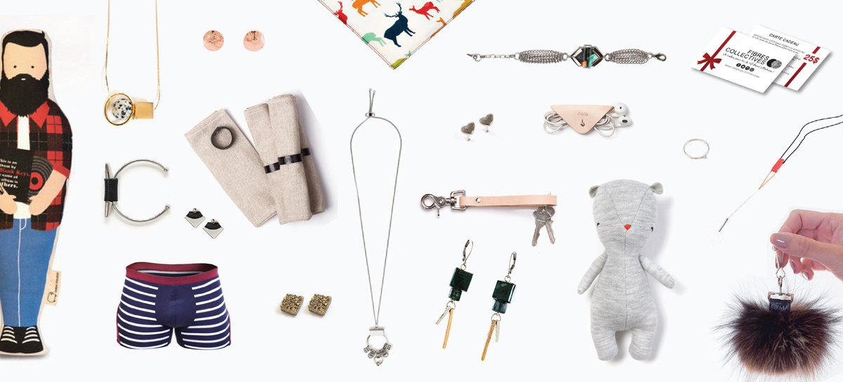 FibresCollectiv's tweet photo. #ModeMTL #FibresCollectives #DesignerFC 20 cadeaux locaux à moins de 50$ https://t.co/v7ThX1niNA https://t.co/saJeoPnHXm