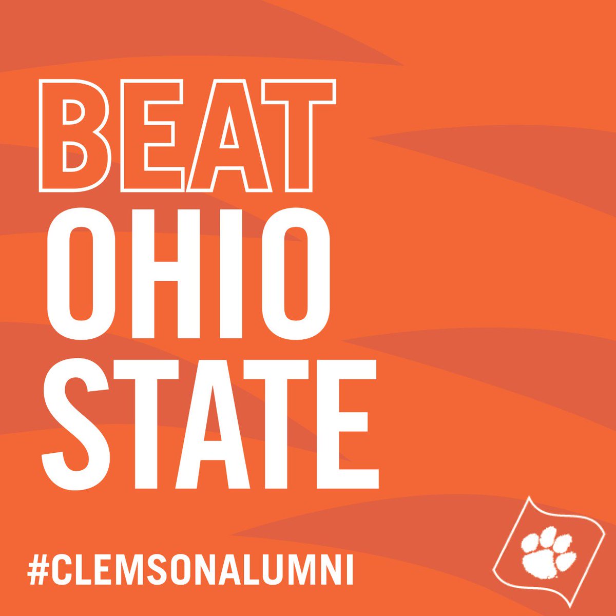 ClemsonAlumni's tweet photo. Let's go #Tigers! #AllIn https://t.co/g58a9f4Ajd