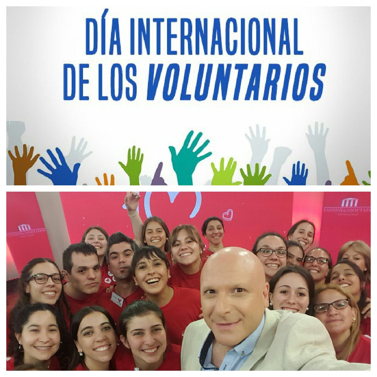OPetinatti's tweet photo. Feliz día a los miles de voluntarios de @teletonuruguay que siempre están poniendo todo lo mejor. Gracias! https://t.co/I7fAqVGDnX