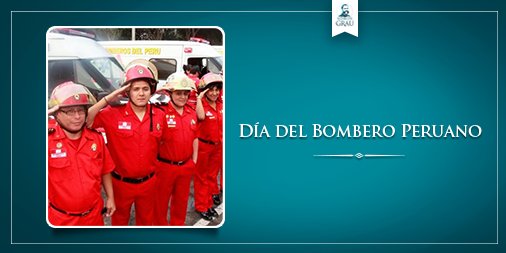 SomosGrau's tweet photo. Enviamos un saludo al Cuerpo de Bomberos Voluntarios del Perú @CGBVP_Oficial, fieles representantes de los valores de Grau. https://t.co/xjMilI0hZa