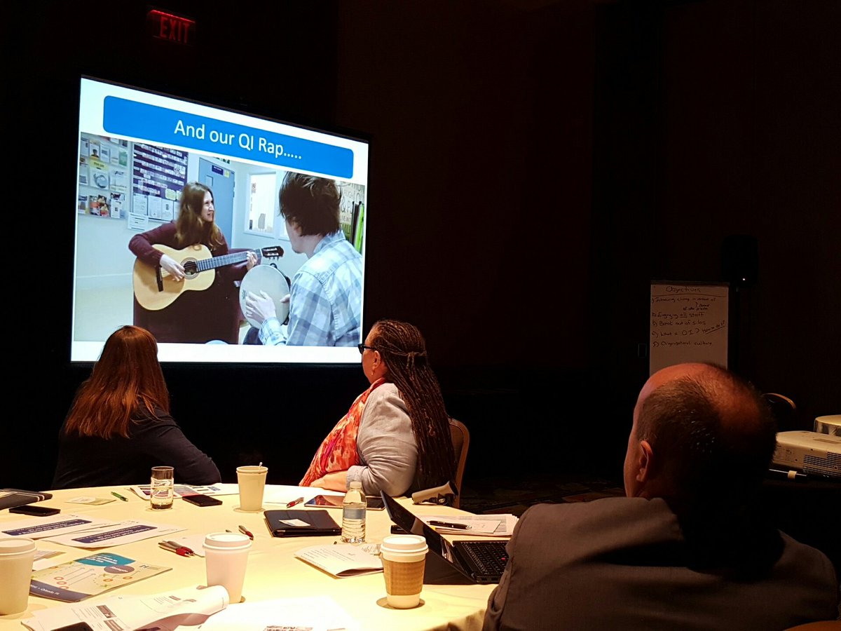 DrAmarShah's tweet photo. And the @ELFT_QI rap gets another play at #IHIForum M24 minicourse. Making QI fun! https://t.co/q95GOvu0iy