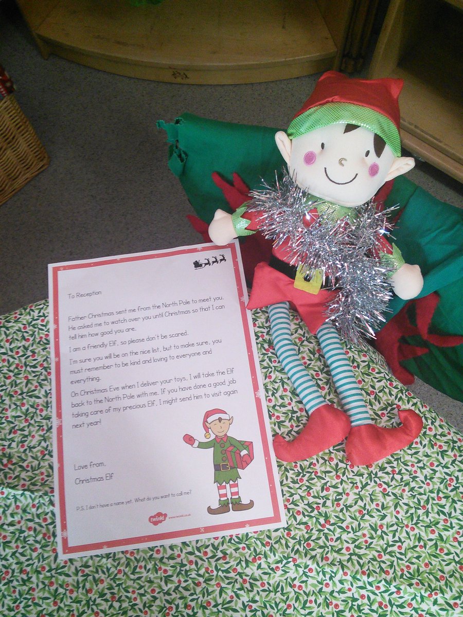 SpringwellRecep's tweet photo. We had a special delivery in RSC today @Springwellpark_ everybody meet Jingle our Christmas Elf https://t.co/M1VYberlhf