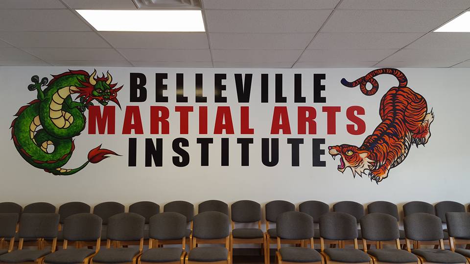 New wall graphics for Belleville Martial Arts Institute.  Looks great.  Congrats guys.