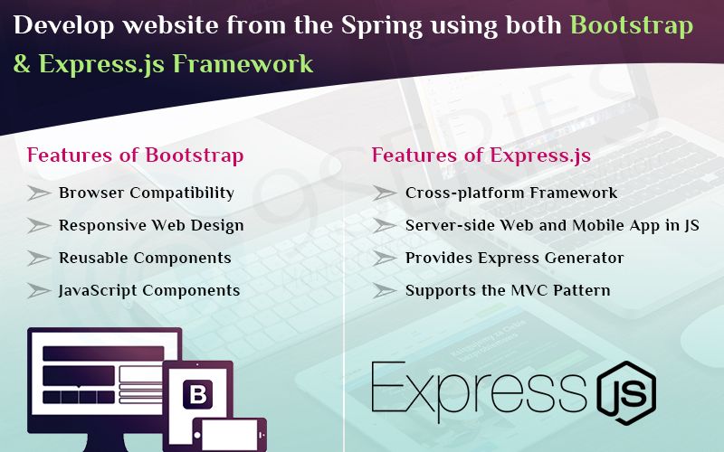 9series's tweet photo. Develop website using both Features Bootstrap & Express.js Framework.
#bootstrap #expressjs #Javascript #CrossPlatforms #MVCPattern https://t.co/eVX5voQ16u