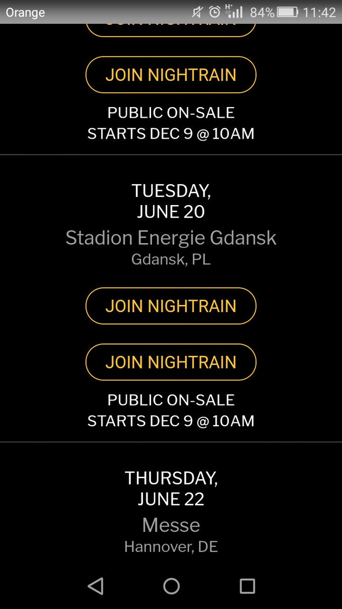 SlashFansPoland's tweet photo. Poland are you ready!? 🙌 @gunsnroses @Slash #GunsNRoses #GunsNRosesPoland #Gdansk #GnFnR https://t.co/iYTMpXhviZ
