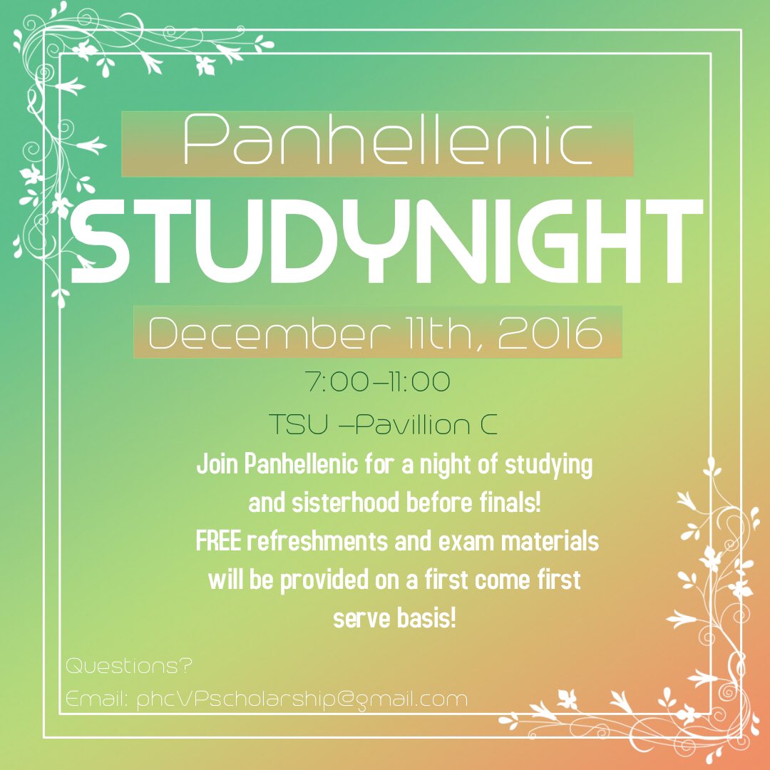 CSUFPanhellenic's tweet image. Don&apos;t forget!!