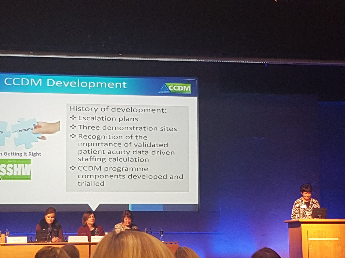chiefnurseIRE's tweet photo. .@SkeetLisa - Recognition of the importance of validated patient acuity data driven staffing calculation #CNOsConference2016 https://t.co/e2hjOpmt9G