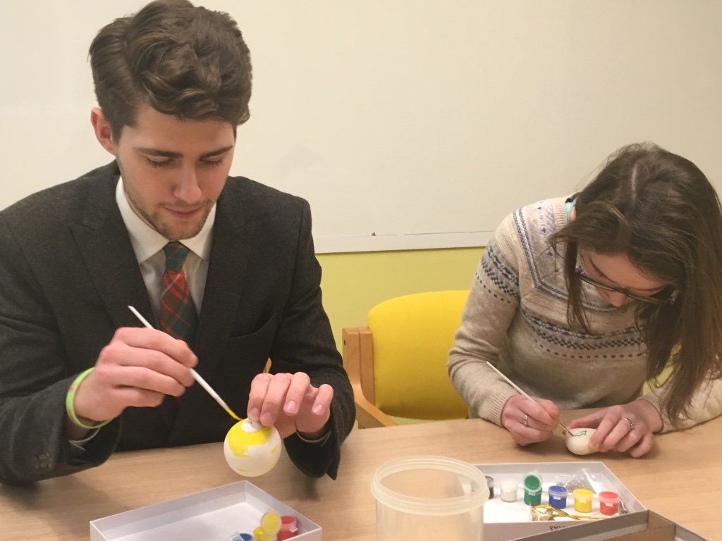joannaccherry's tweet photo. #OfficeAdvent16 Day 5 - #TeamEdinSW crafting for Christmas in support of @BarnardosScot https://t.co/JGCglfeKHQ