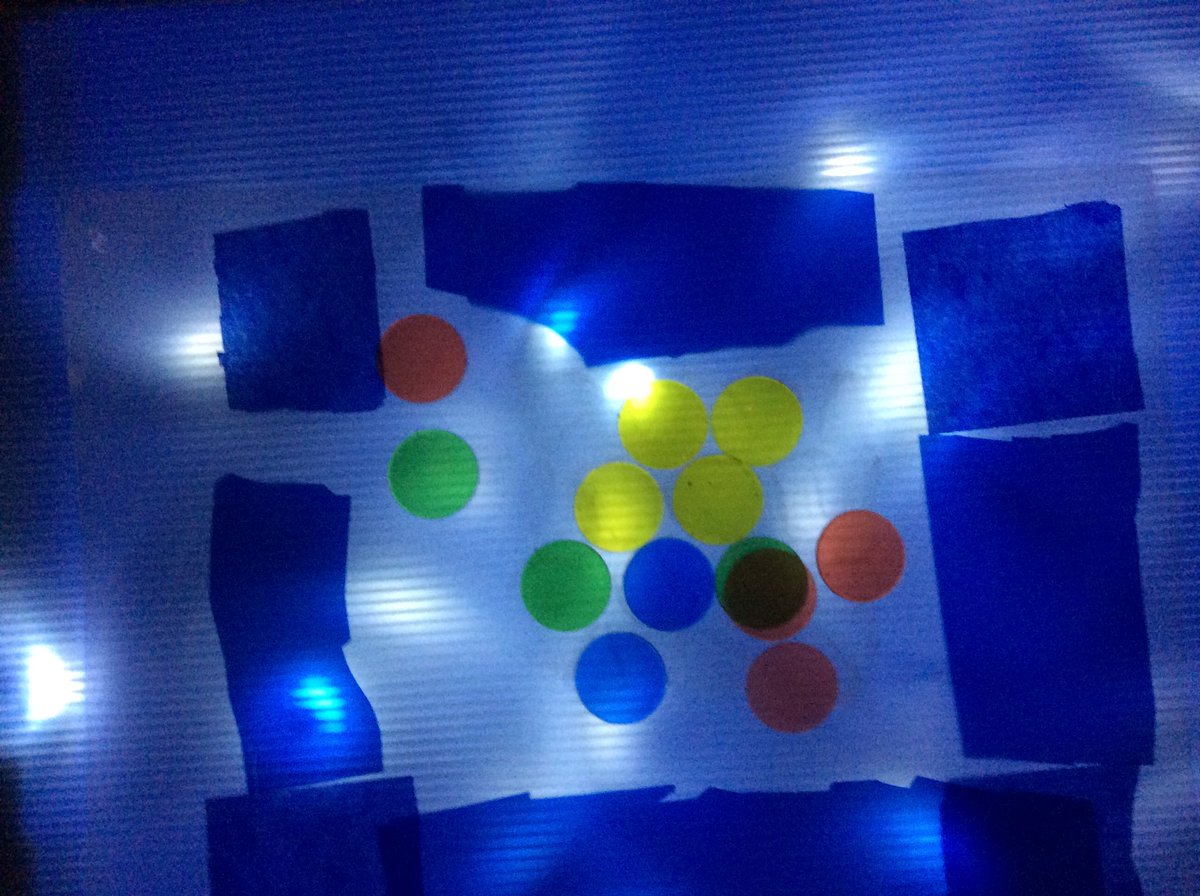WagtailOaktree's tweet photo. @vweston8 @HelenCaldwel What a fun science lesson with light &amp; materials. Thank you @vweston8 https://t.co/3UpBE2Z5a2