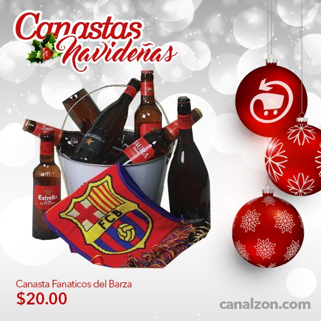¿Tienes un amigo fan del Barca? Regala la mejor canasta Barca. Ademas te evitas el tranque y ganas puntos
#CanastasNavideñasCanalzon