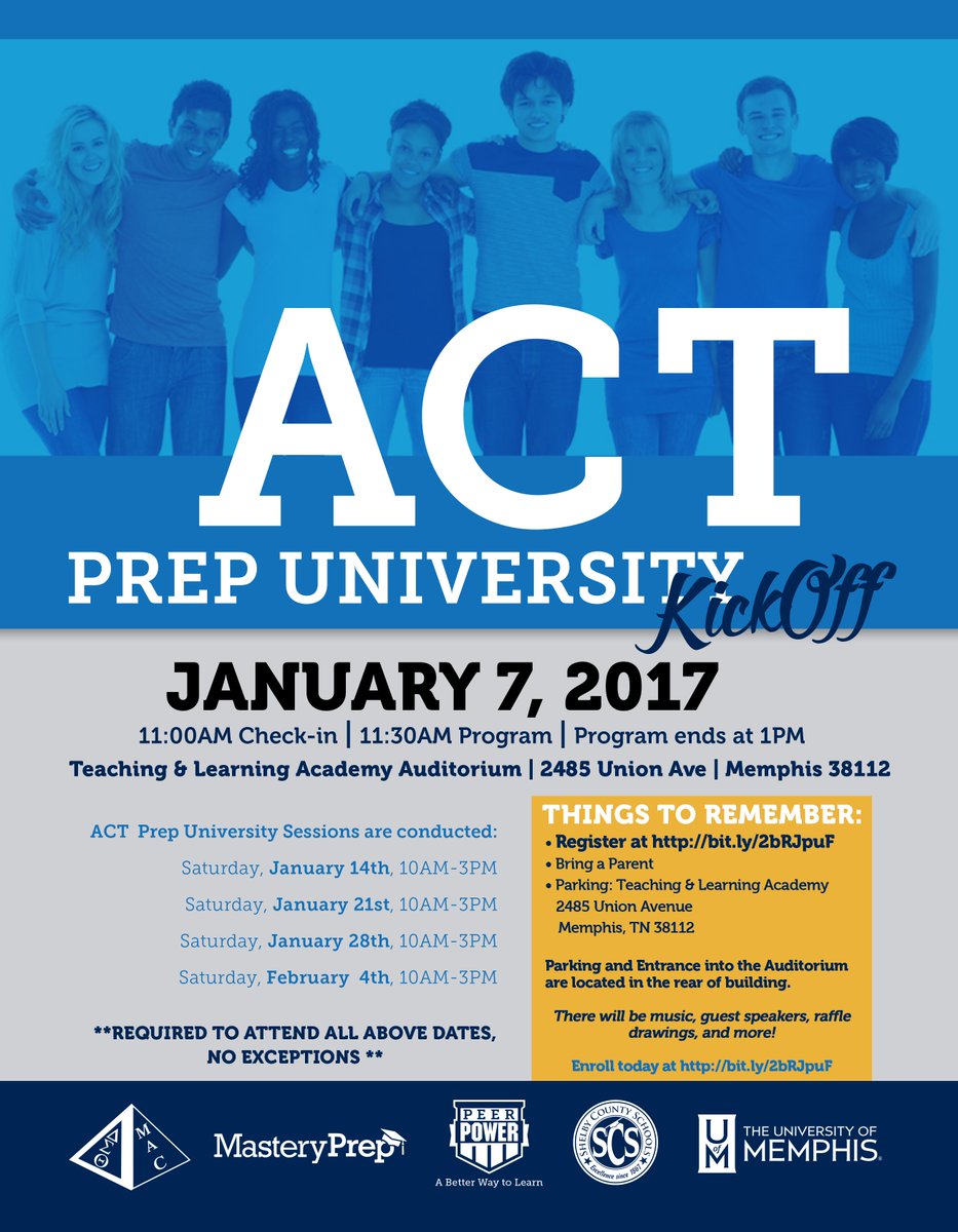 Need a few more points on your ACT score?  Join us in the ACT Prep University!!
