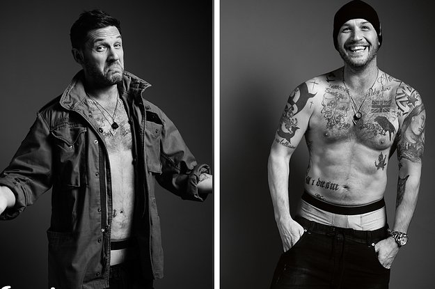 BuzzFeedCeleb's tweet photo. This New Photoshoot Will Make You Go "Oh Hello, Tom Hardy" https://t.co/qQxQ0KZtcQ https://t.co/6CfmK4W30o
