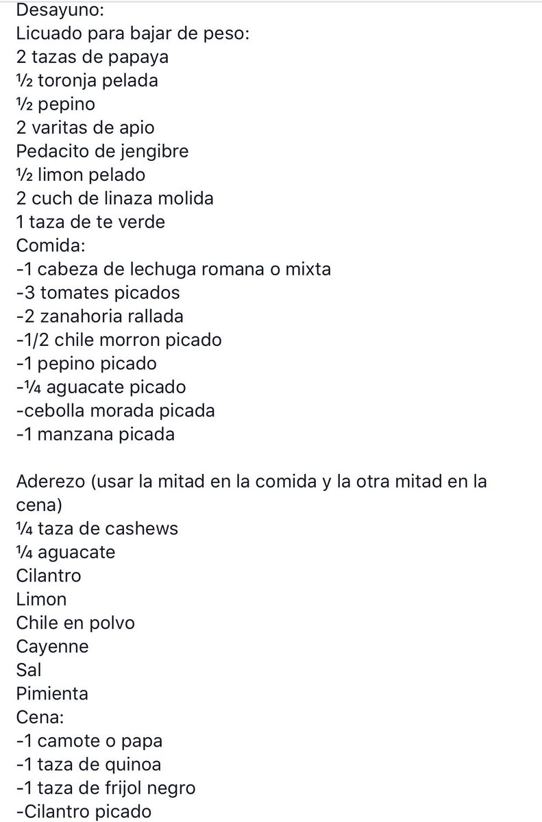 yovanahealth's tweet photo. Desayuno, comida y cena del@dua 1 del #RetoRawvana2016
Entre comidas puedes comer las manzanas que quieran y hasta 10 almendras. ;) https://t.co/Ro42xzXMSJ