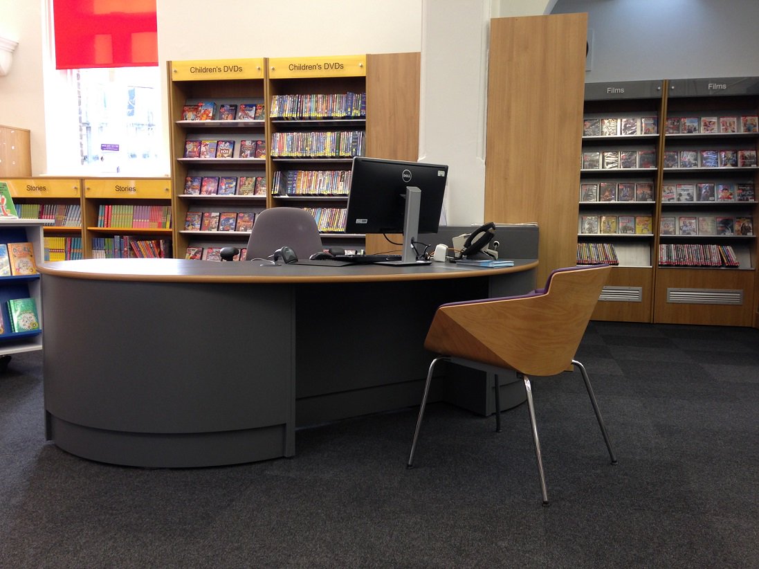 SouthwarkLibs's tweet photo. #NunheadLibrary is open again! Come &amp; check out our new look - increased study space, improved book display, relaxed seating, self-service. https://t.co/XxOYcKcIiW