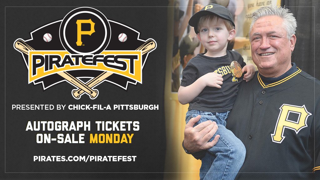 Autograph tix for this weekend's #PirateFest go on sale TODAY at noon!  INFO: atmlb.com/2gbLXXB https://t.co/WsK1OfRMYd