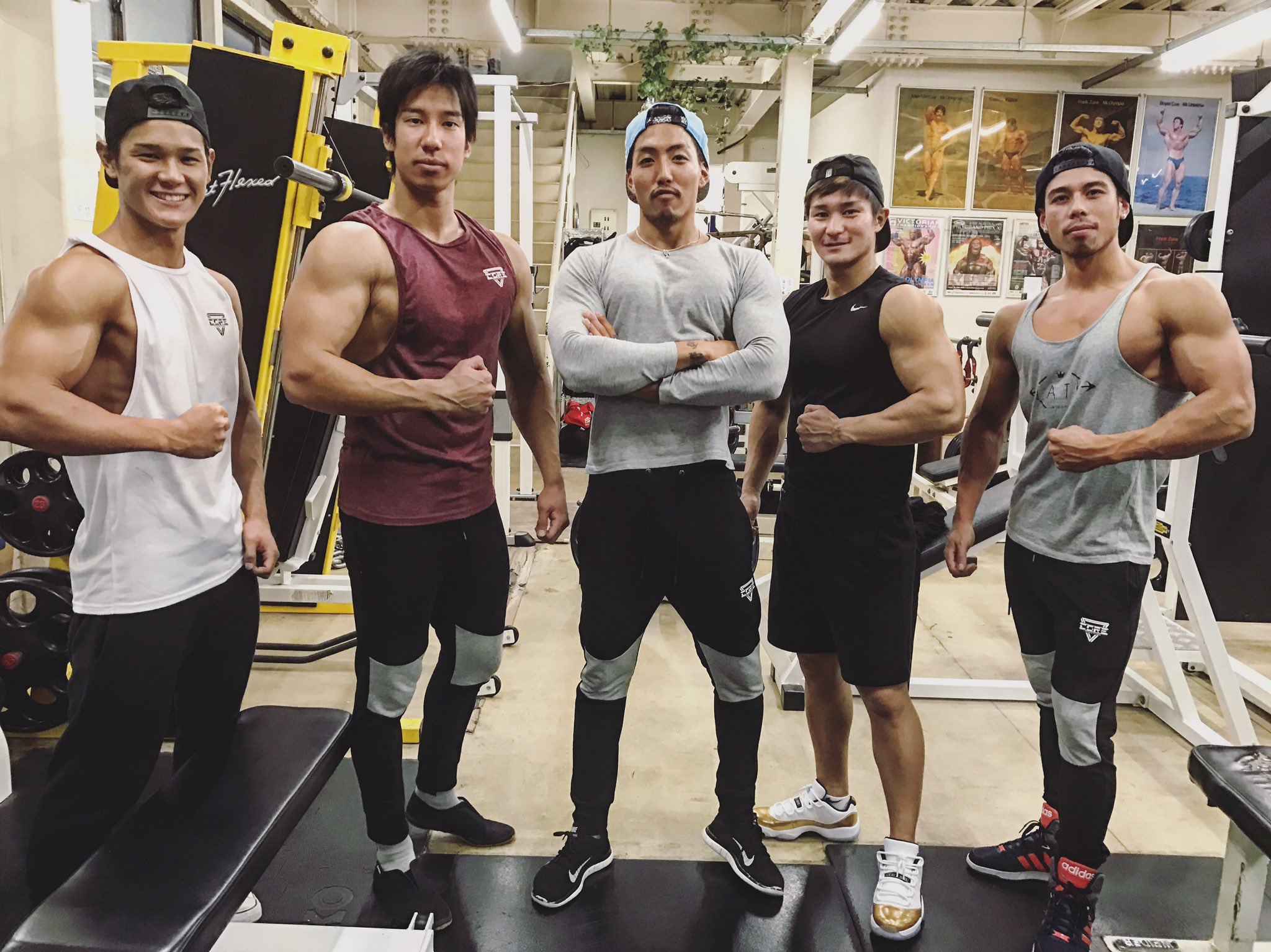 Kanekin Fitness トップフィジーカー達との肩 腕トレ
