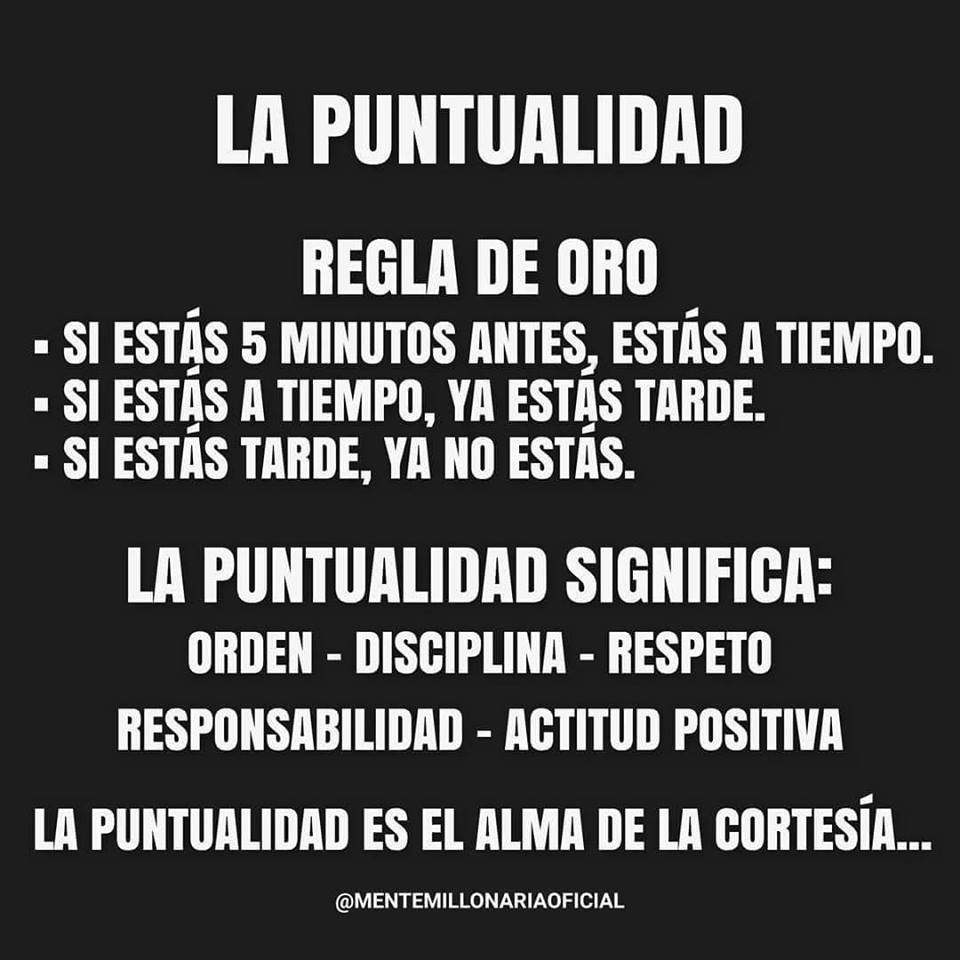 500mx_Official's tweet photo. La puntualidad es una de las cualidades más importantes de todo emprendedor https://t.co/EdtI8GJOp8