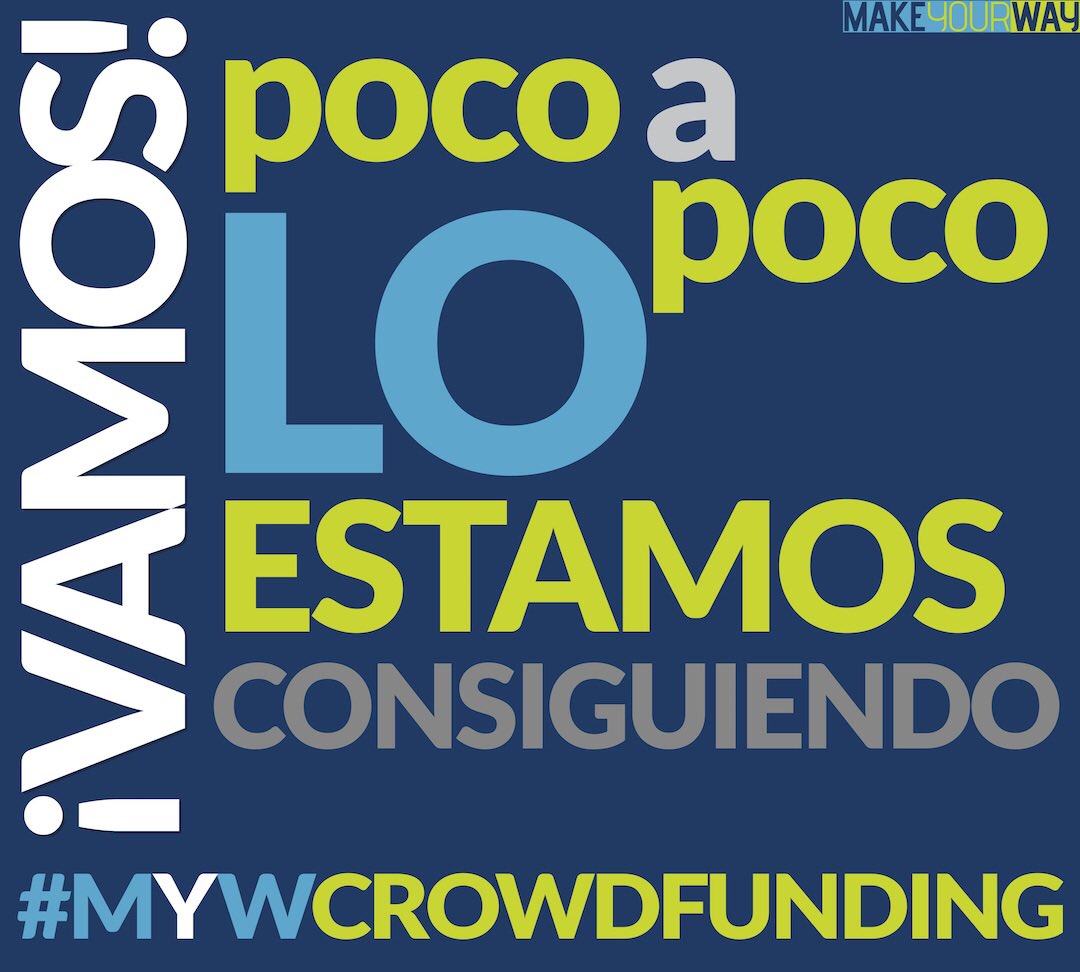 MYWorienta's tweet photo. Llevamos un 7% recaudado de nuestro proyecto de crowdfunding.Tu puedes consiguirlo con nosotros. Comparte por favor! https://t.co/0nXhfuug77 https://t.co/WGbN11ElHe