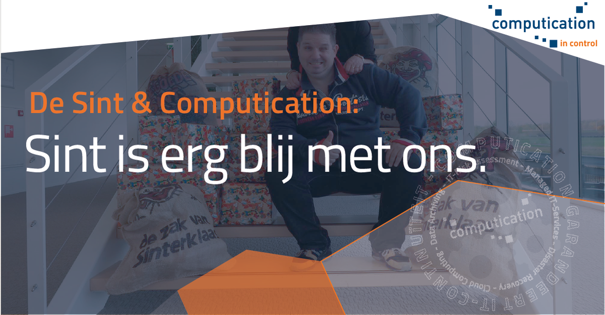 Computication's tweet image. De Sint en zijn pieten zijn weer bij ons langs geweest voor de jaarlijkse evaluatie. #Sinterklaas