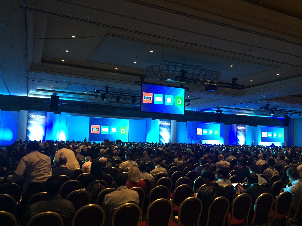 Kickoff of the 2017 Gartner Dara Center event. Great crowd. #GartnerDC