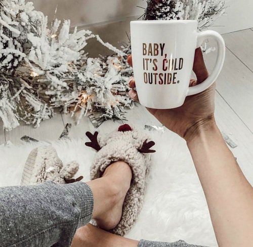 Baby, i'm gunna stay at home and curl up in a comfy ball.