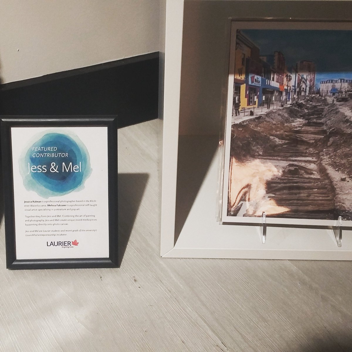 LaurierLibrary's tweet photo. We have some of @jessandmelart available at our #GalleryPopUp. Come out & support #Laurier artists! https://t.co/0mBVR3DGEx