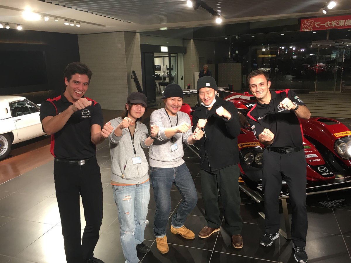 MazdaRacing's tweet photo. Meanwhile, in Japan, @MazdaWin91, @TomLongRacing  &amp; @tristannunez are presenting at Mazda's world headquarters. https://t.co/VpDXa6MzT4