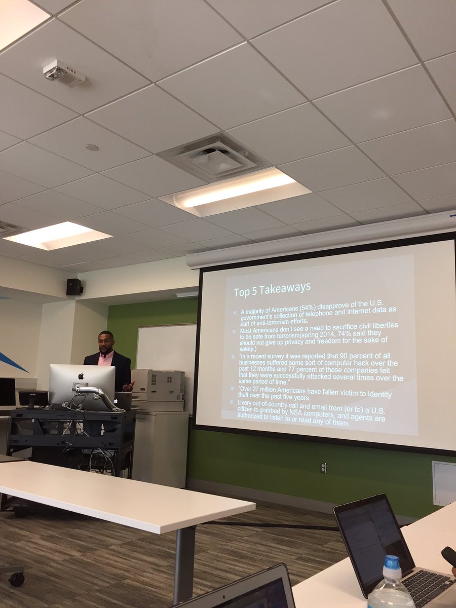 callsteadt's tweet photo. @DemetriusElonFB discusses the future of privacy and security, noting many businesses have experienced a hack in the last 12 monthes #MoOnMo https://t.co/hixsHW27Y6
